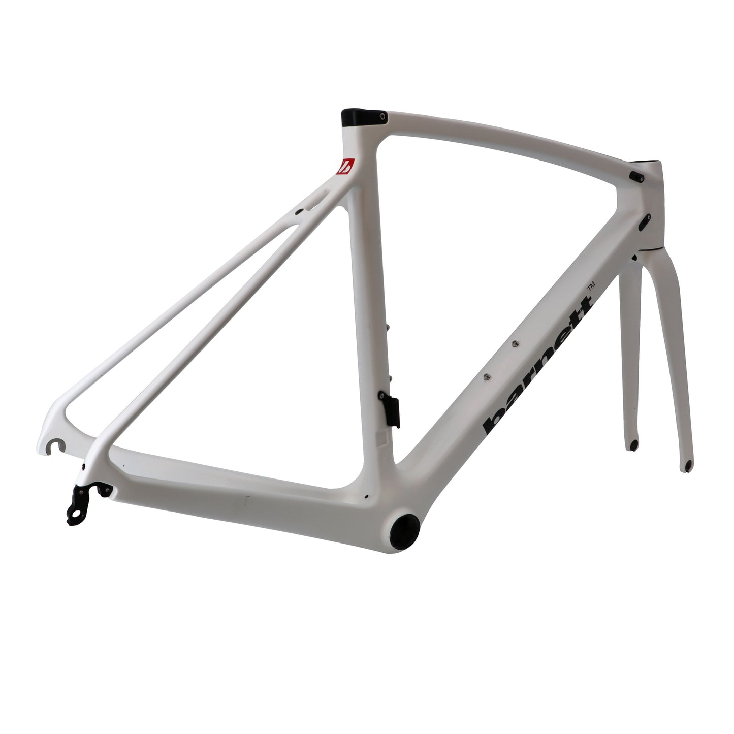 BRC-01 Carbon Bike Frame, White, Black