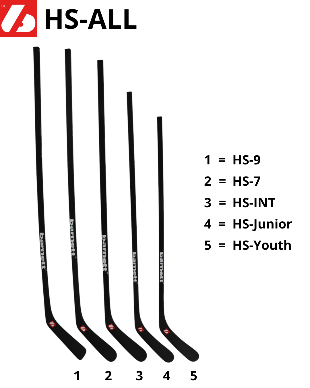 HS-Youth Carbon junior hockey stick