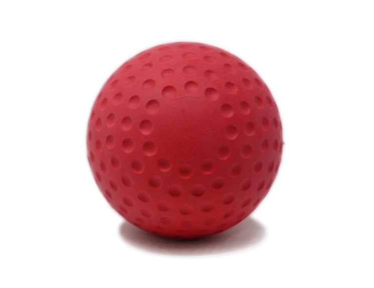A- 123 baseball balls for throwing machine, size 9'', Red/Yellow, 12 pieces