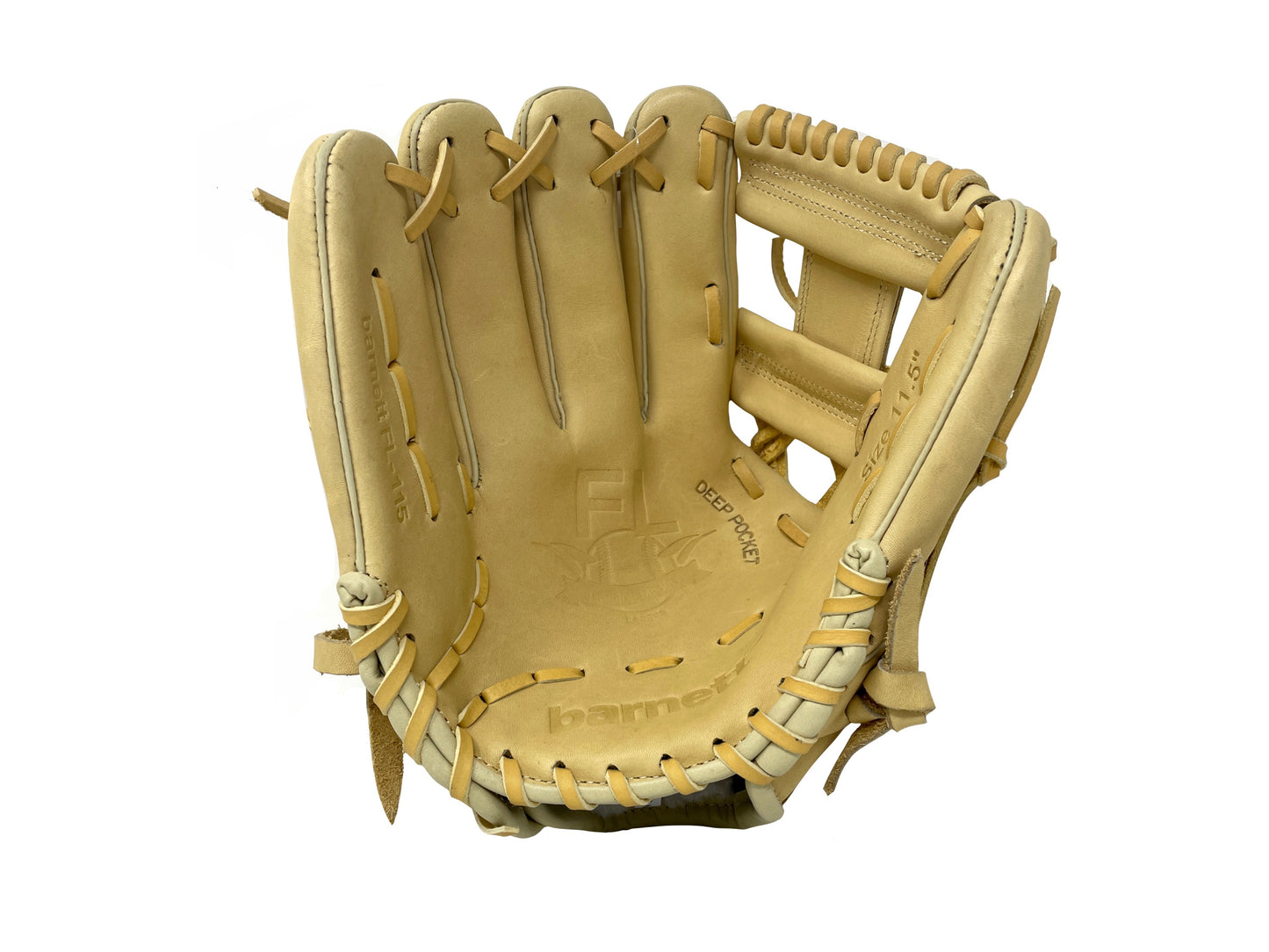 FL-115 Baseball glove, high quality, leather, infield/outfield 11, Beige