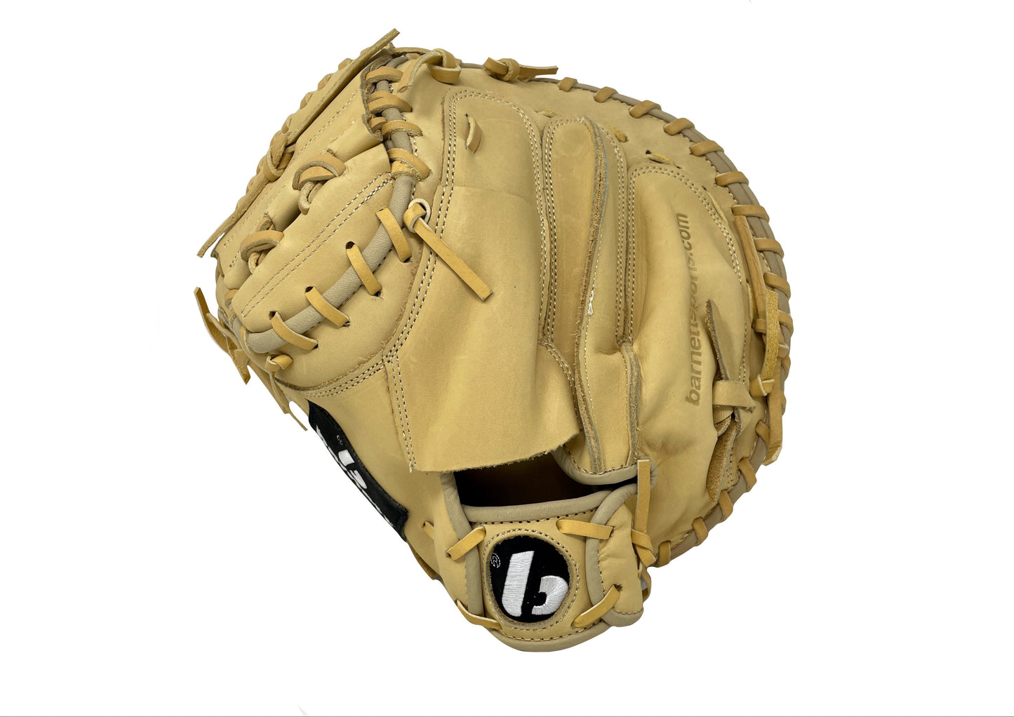 FL-203 Softball glove, high quality, leather, catcher, Beige