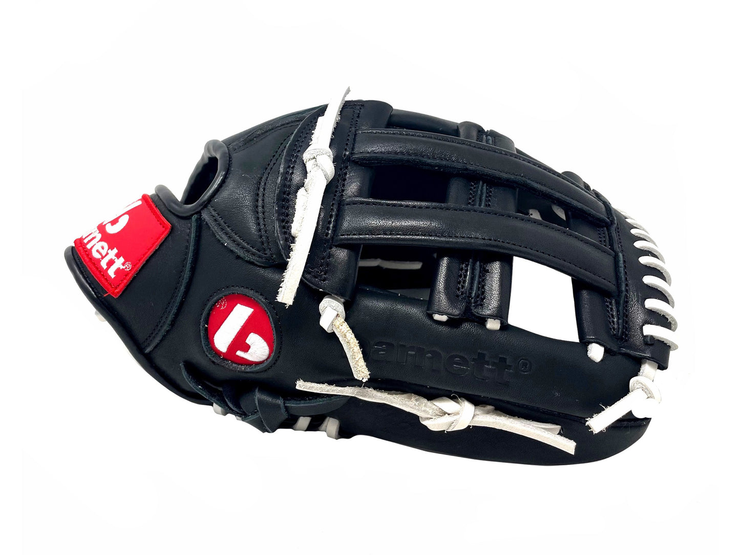 GL-127 Competition baseball glove, genuine leather, outfield 12.7, Black