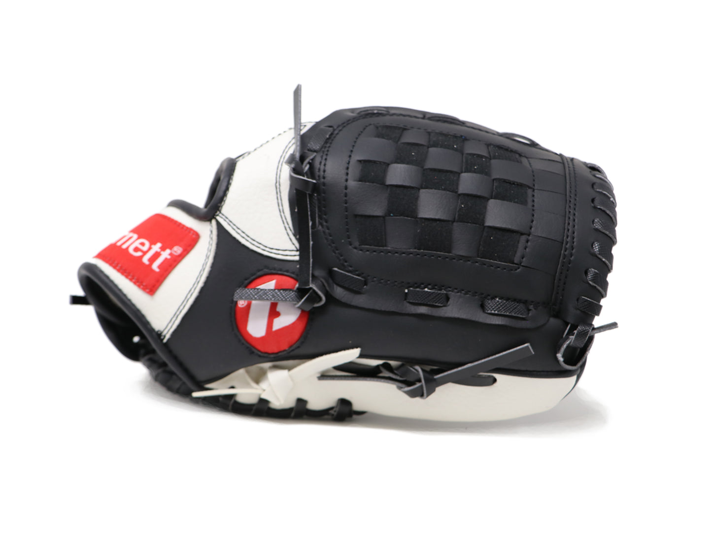 JL-105-baseball glove, outfiled, REG size 10.5" white
