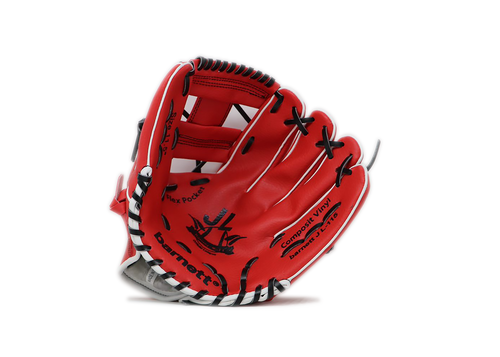 JL-115 – baseball gloves, outfiled, 11,5", RED