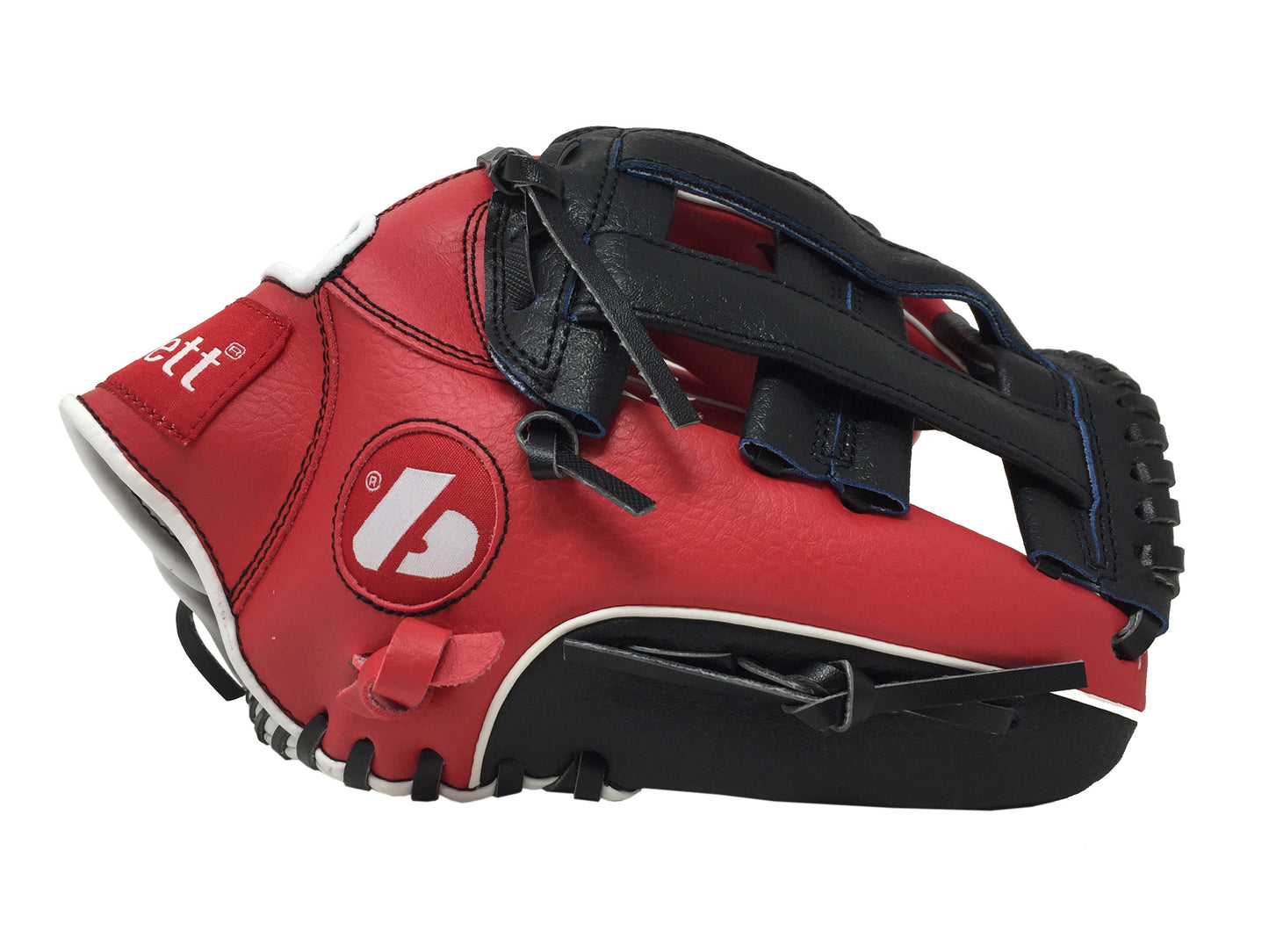JL-120 - baseball glove, outfield, polyurethane, size 12.5" red