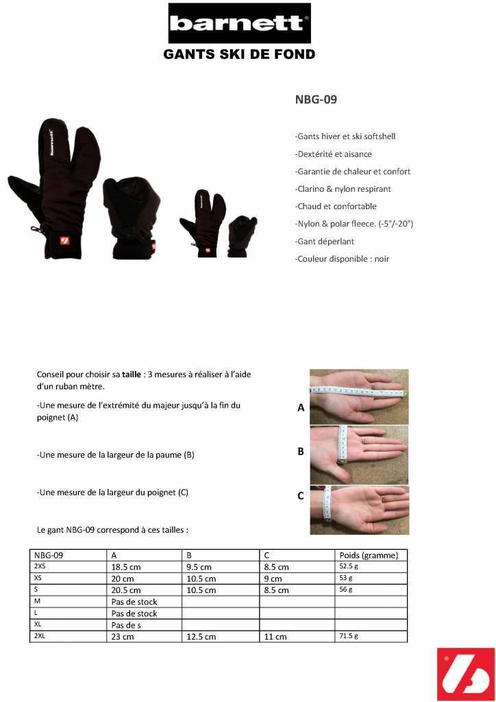 NBG-10 Winter and ski mittens, softshell 23°F/-4°F (-5°/-20°C)