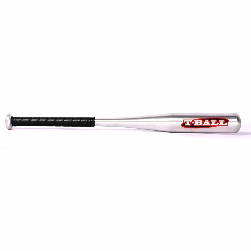 T-BALL Aluminum baseball bat, Size 25 (71,12 cm), Silver metal