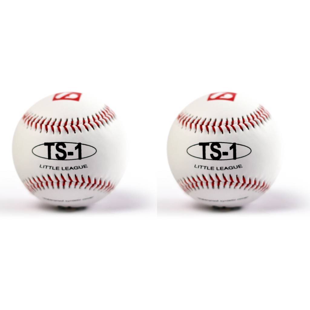 TS-1 Practice baseballs size 9", White, 2 pieces