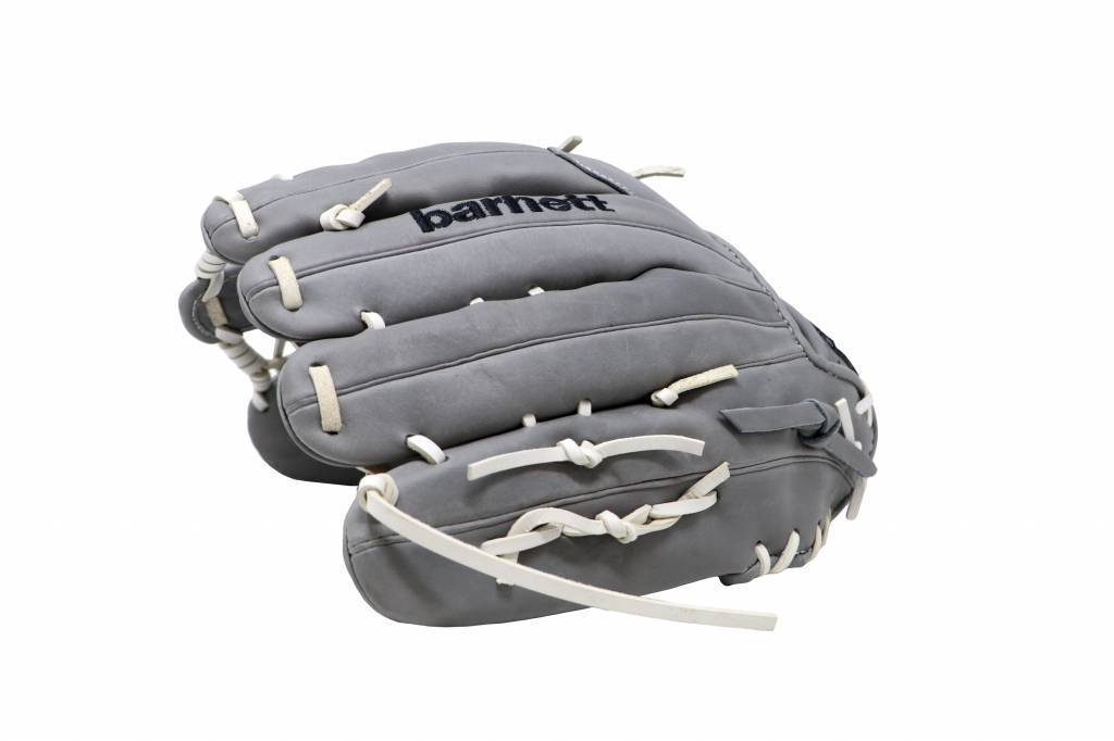 FL-127 high quality leather baseball glove, infield / outfield / pitcher, light grey
