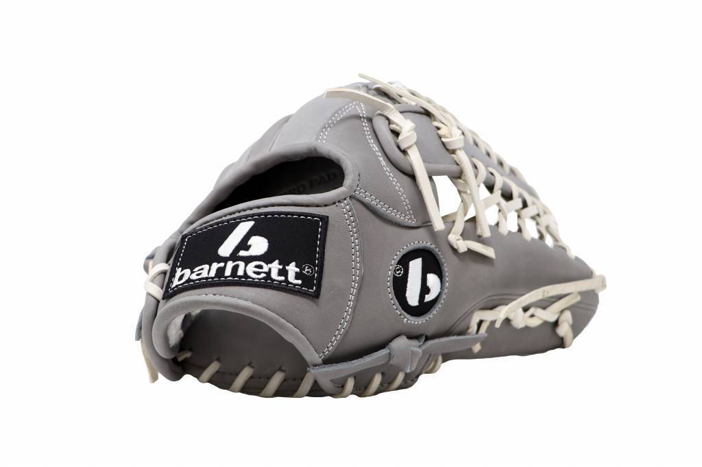 FL-127 high quality leather baseball glove, infield / outfield / pitcher, light grey