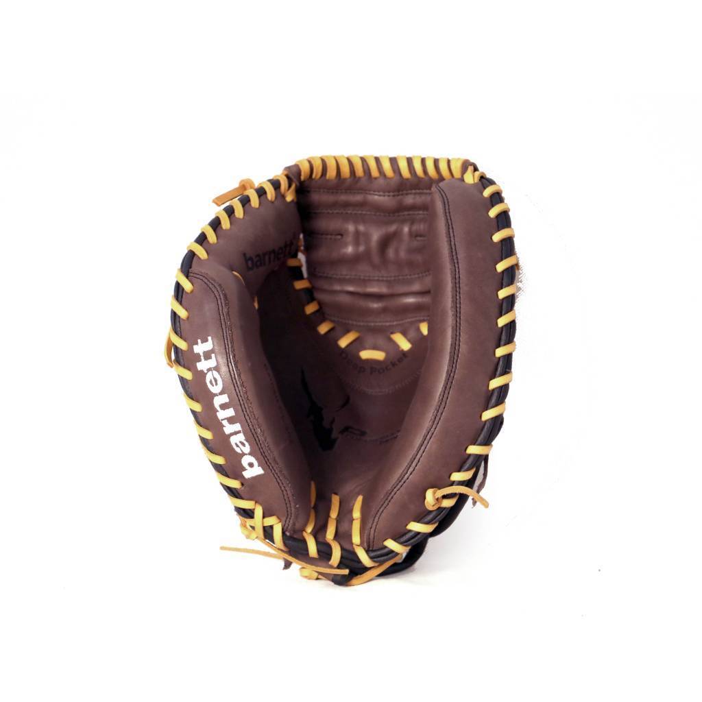 GL-202 Competition catcher baseball glove, genuine leather, adult 32, Brown