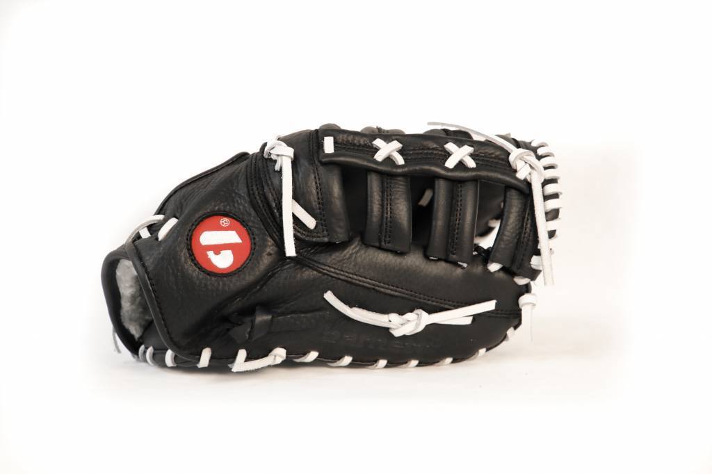GL-301 Competition first base baseball glove, genuine leather, size 31, Black