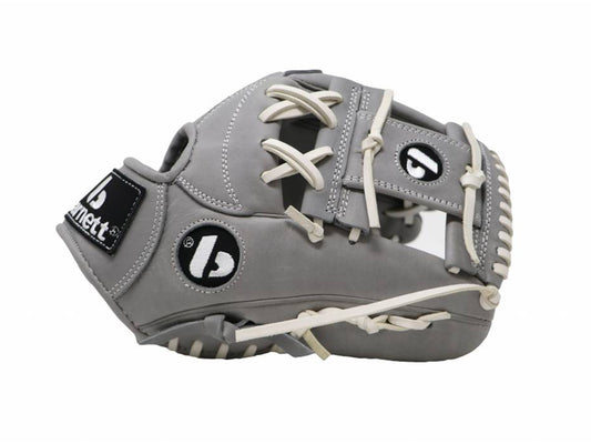 FL-115 baseball glove, high quality, leather, infield/outfield 11, light gray