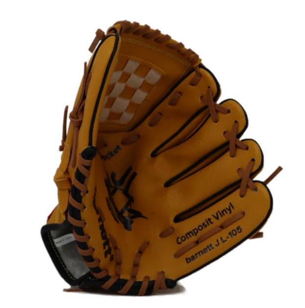 JL-110-baseball glove, outfiled, REG size 11" brown TAN