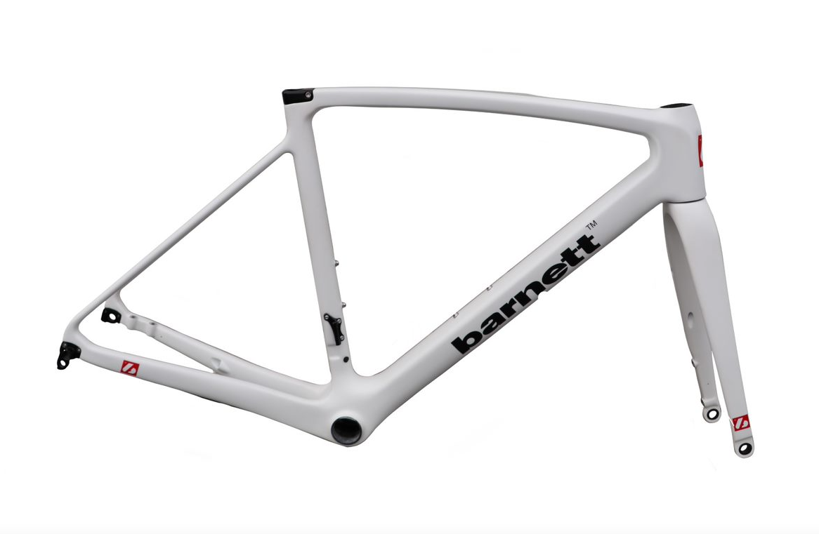 BDC-01 Bicycle frame Carbon disc, Black, White