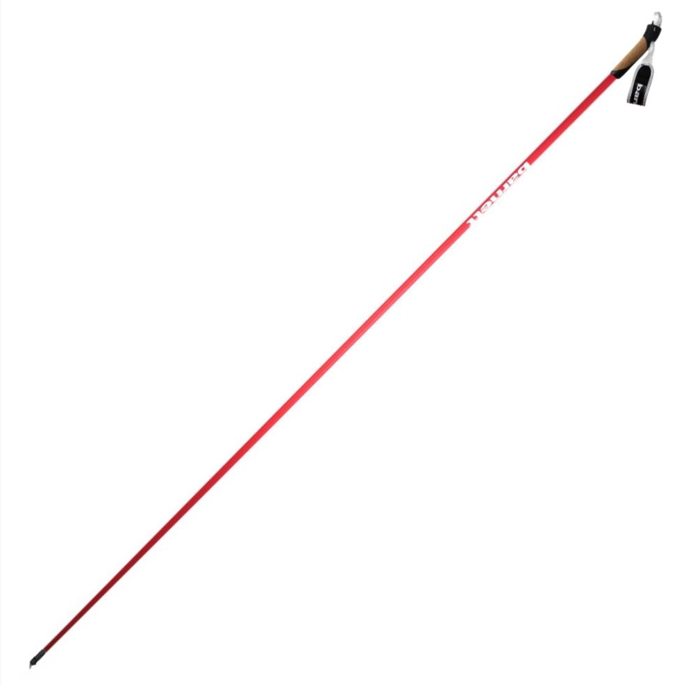XC-09 Carbon ski poles for Nordic and Roller Skiing, Red