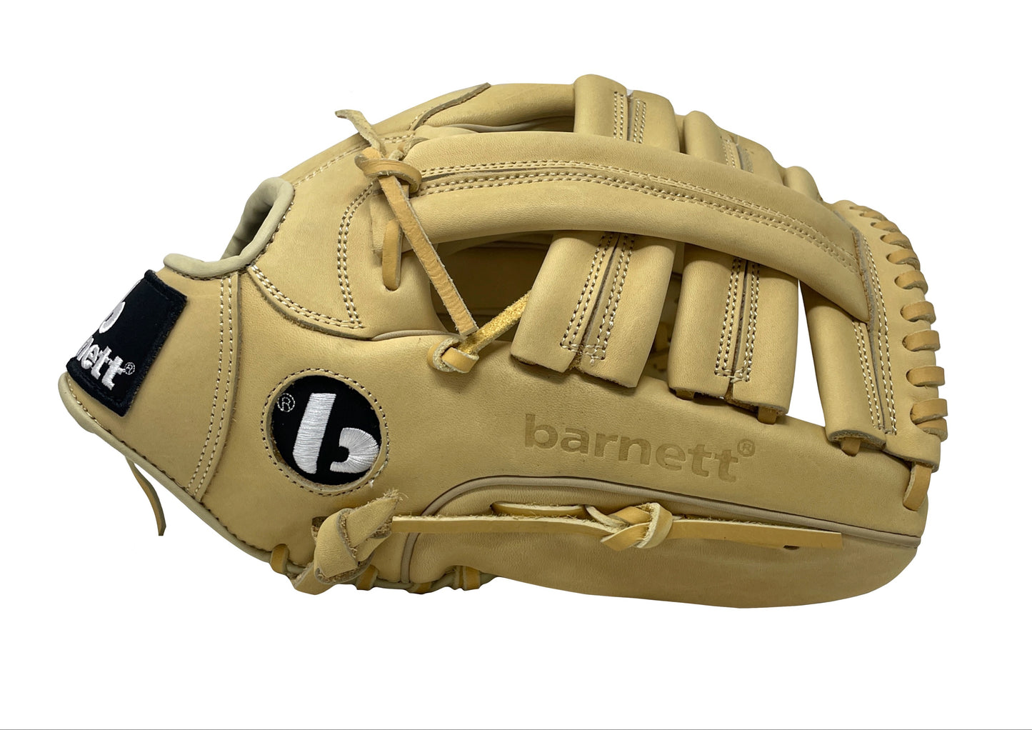 FL-130 Professional baseball glove, full grain leather, outfield, softball, 13'', Beige