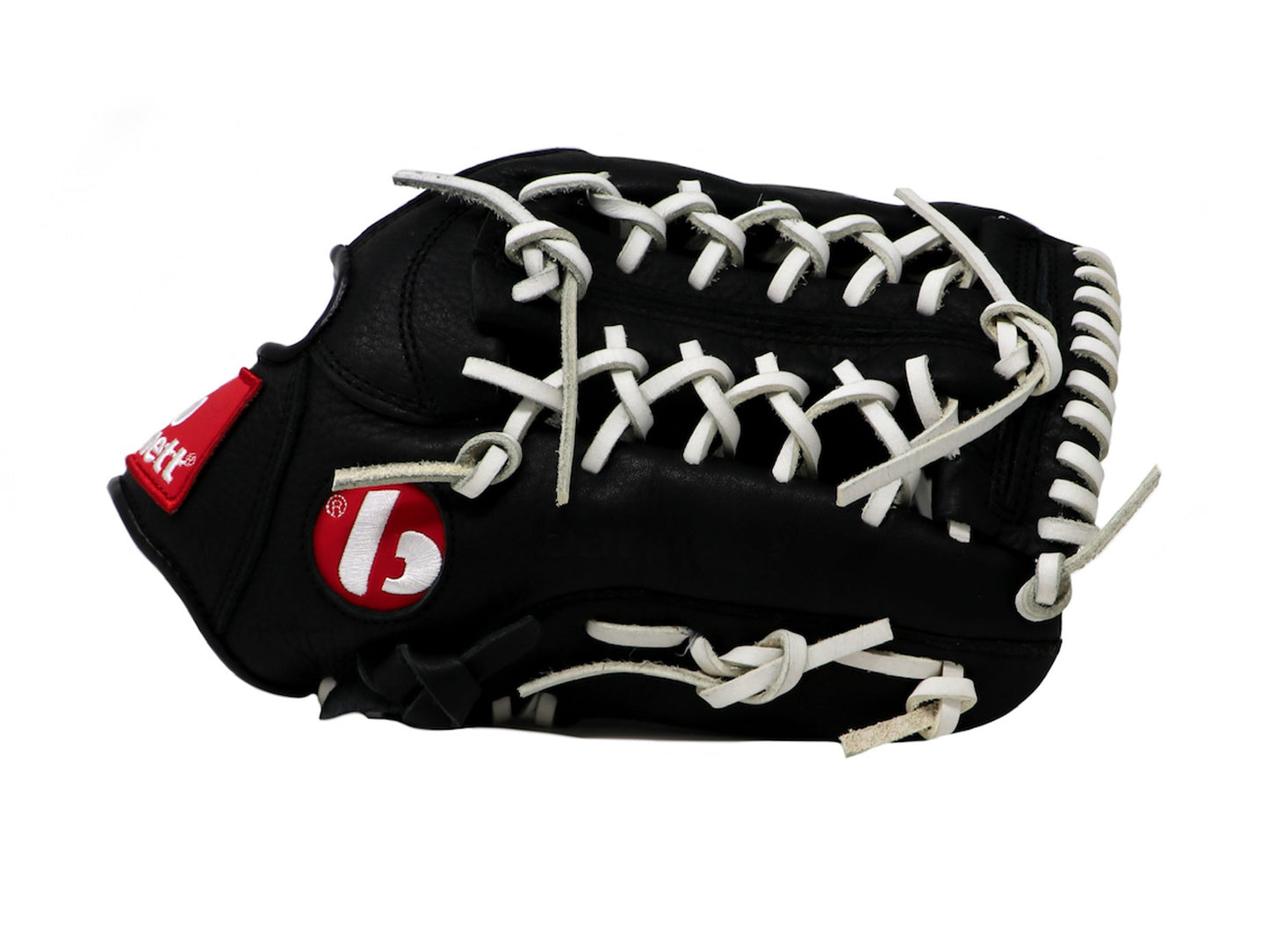 Gant de baseball de compétition GL-125, cuir véritable, champ extérieur 12,5, noir