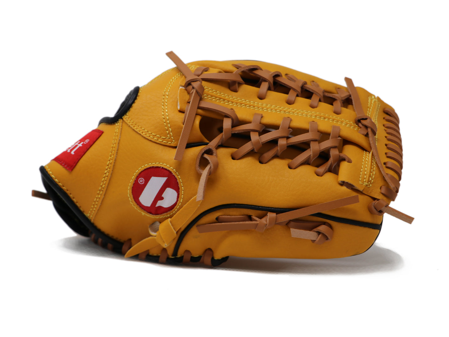 JL-120-baseball glove, outfiled, REG size 12" brown TAN
