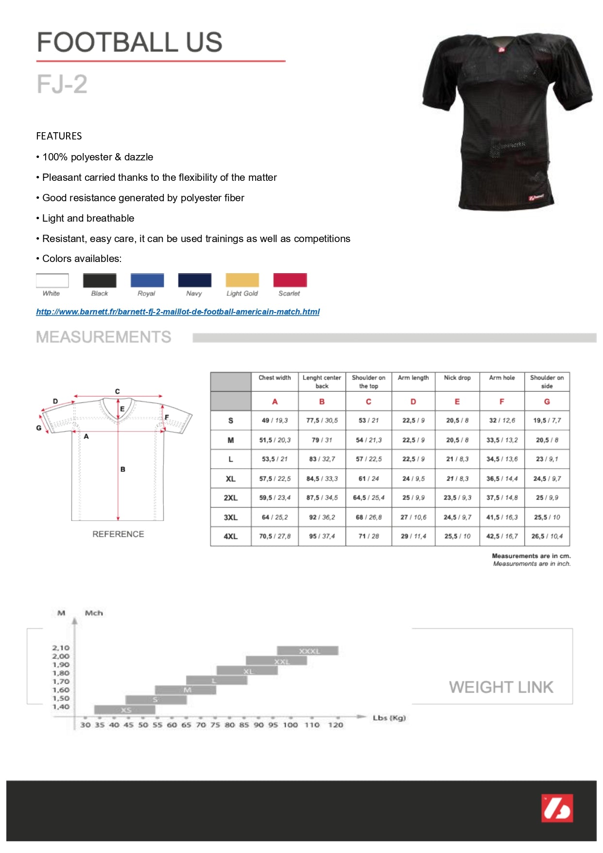 Nfl jersey hotsell chart size