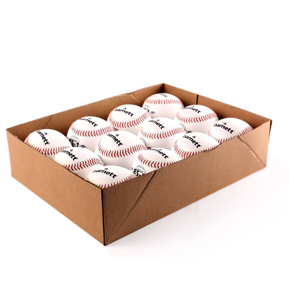 BS-1 Balles de baseball d'entraînement, taille 9", blanc, 1 douzaine