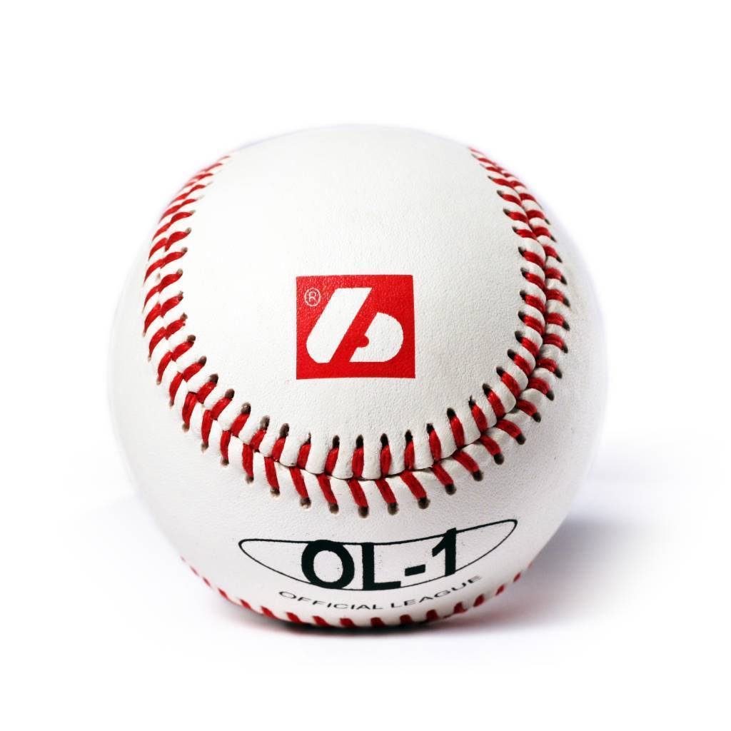 Balles de baseball de compétition OL-1, taille 9" blanches, 2 pièces