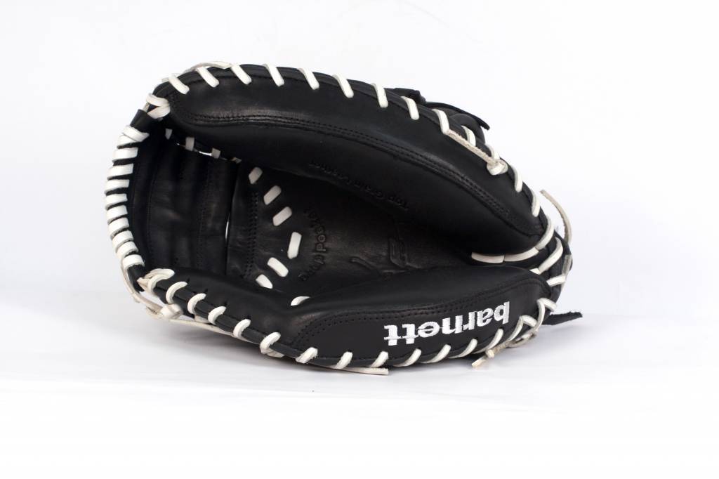 GL-201 Competition catcher baseball glove, genuine leather, adult 31, Black