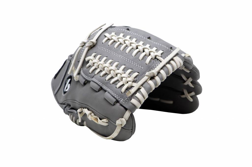 FL-120 high quality, leather baseball glove, infield/outfield / pitcher 12, light grey