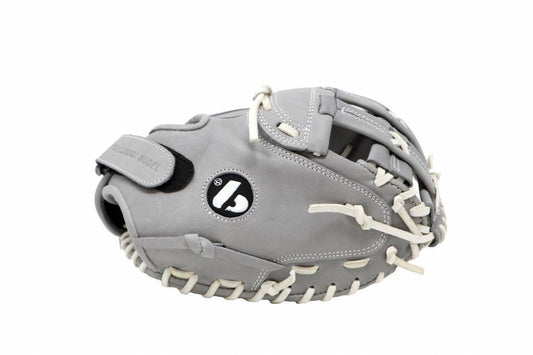 FL-201  baseball glove, high quality, leather, catcher, light grey