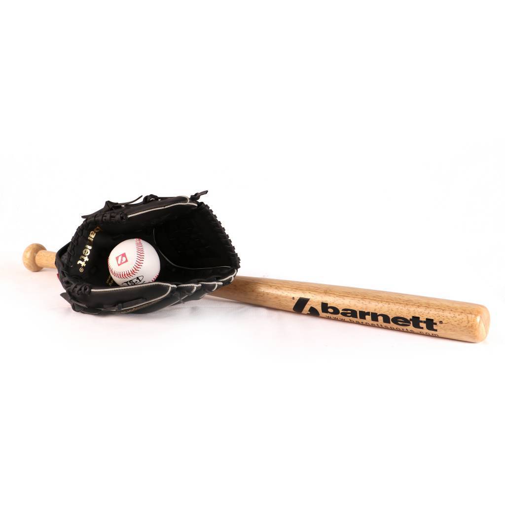 BGBW-03  wooden baseball kit for juniors  (BB-W 25, JL-110, BS-1)