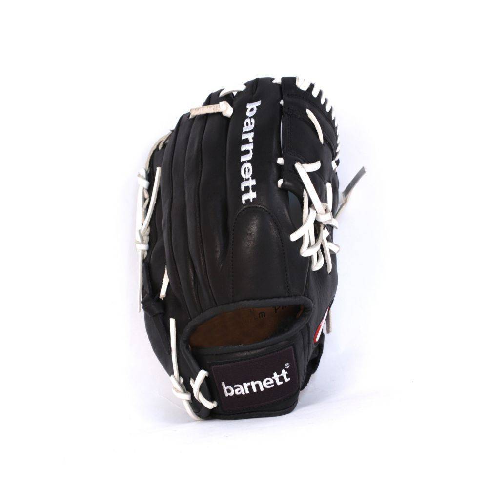 Gant de baseball de compétition GL-125, cuir véritable, champ extérieur 12,5, noir