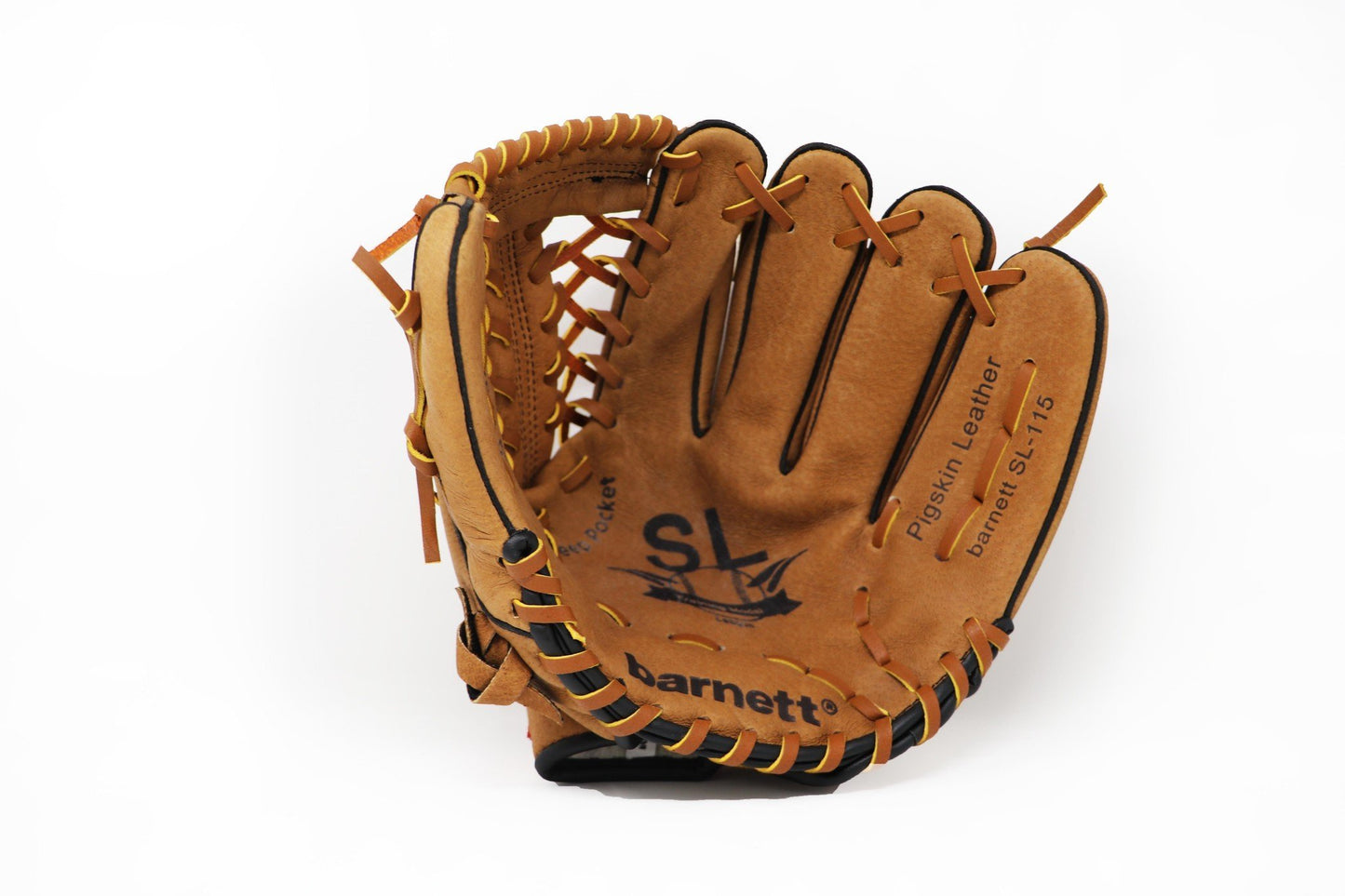 SL-115 Gants de baseball en cuir champ intérieur/extérieur taille 11,5, marron